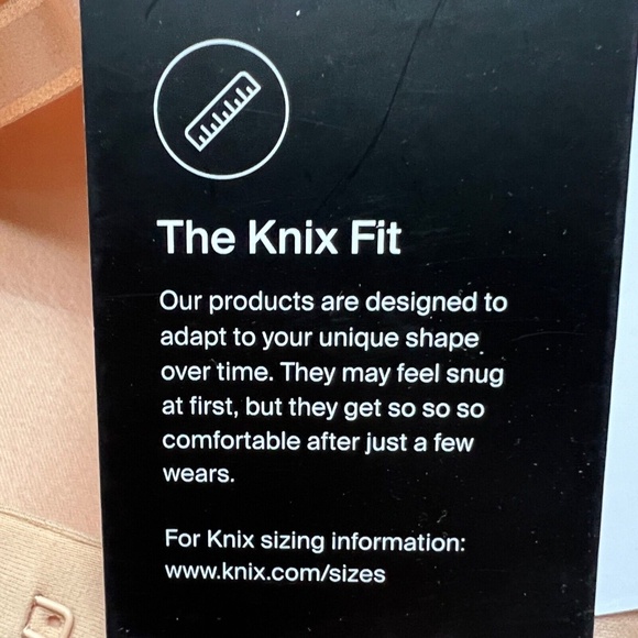 Knix WingWoman Bra Warm Sand Size 8+ Seamless Comfort NWT New 42E, 40F, 42 - Picture 8 of 9